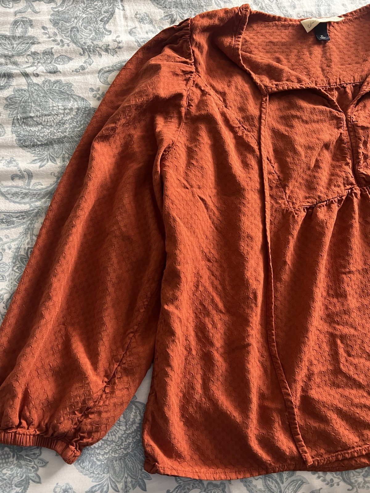 Universal Thread Women's XLarge Orange Blouse - image 3