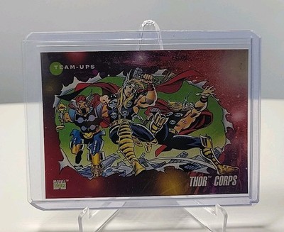 Impel 1992 Marvel Universe Thor Corps Team-Ups #87 Beta Ray Bill Dargo Series 3