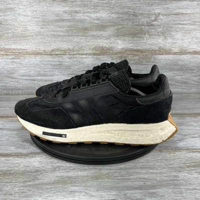 Adidas Men's Retropy E5 Boost Core Black Suede Sneakers Size 13