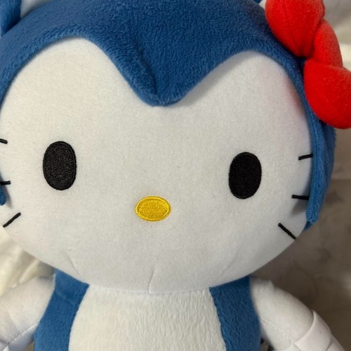 Hello Kitty × Sonic the Hedgehog Collaboration Special Plush Toy Used Good - Picture 7 of 20