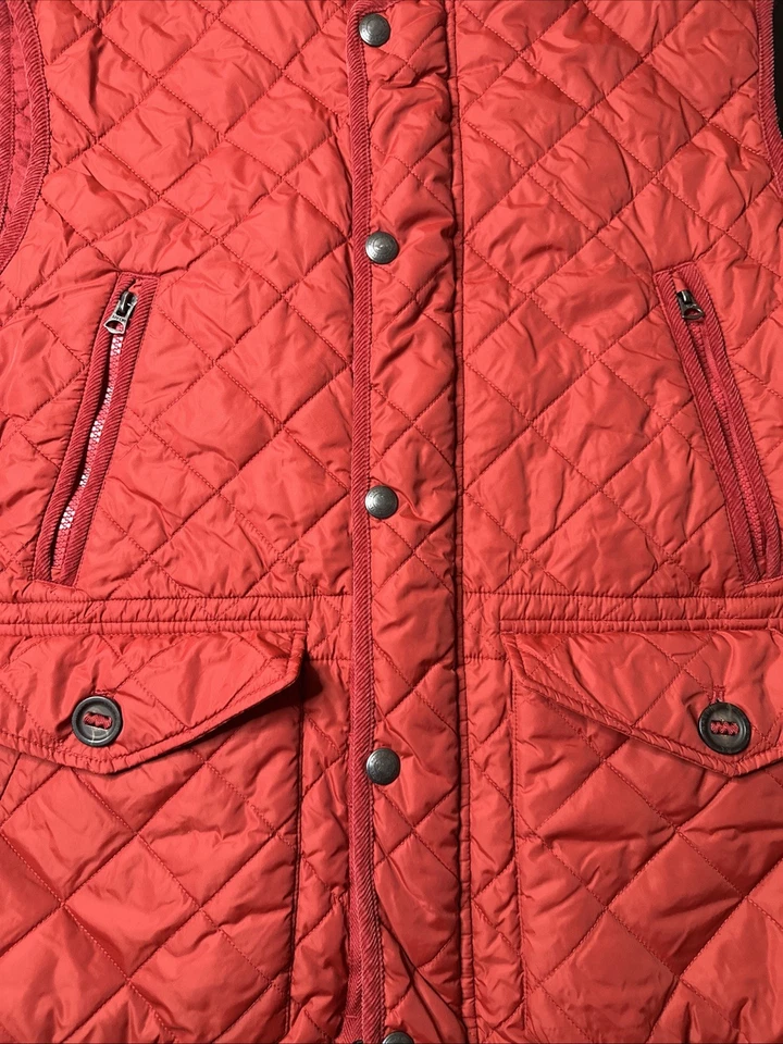Rare Vintage POLO RALPH LAUREN RL & Co Club Quilted Vest Jacket 2000s Red SZ XL - Image 2 of 4