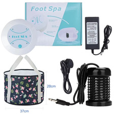 Foot Detox Spa Massager Machine Mini Electric Foot Spa Bath Cleanse Foot Best Ca