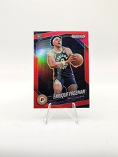 Enrique Freeman 2024-25 Panini Prizm Black RC Red Prizm SP /299 #245 Pacers