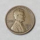 1915S Lincoln Wheat  Penny - Key Date - VG+ Grade