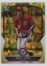 2023 Bowman Chrome Sapphire Edition Prospects Yellow 38/50 Brady House 0o48