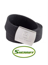 Genuine John Deere Black Waist Fabric Work Belt MCS908072000 Trousers Farm