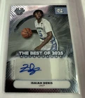 Isaiah Denis 2025 Bowman U Best Prospect Refractor Auto #BA-ID UNC