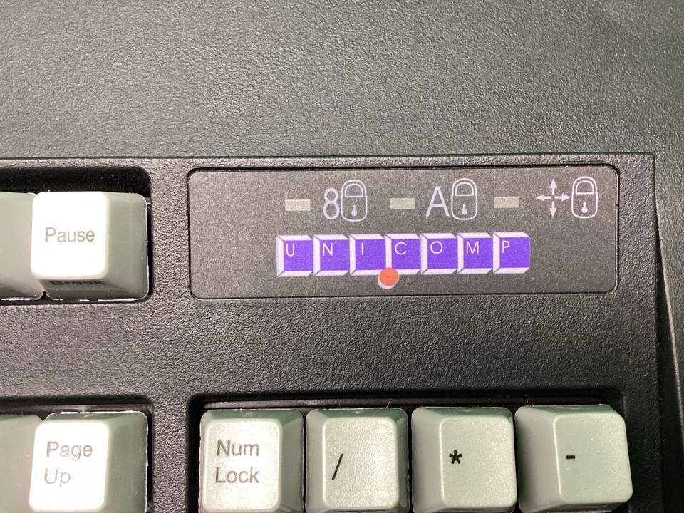 Unicomp USB Model M Keyboard 2006 2-Piece Keys Black & Gray Windows Key WORKS! - Image 4 of 4