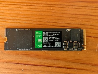 WD Green SN3000 500GB NVMe SSD