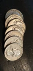 90% Silver Washington Quarters, lot of 36.