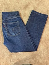 Vintage Levis Big E 551 Redline Salvedge Denim Made In USA Valencia 34x30