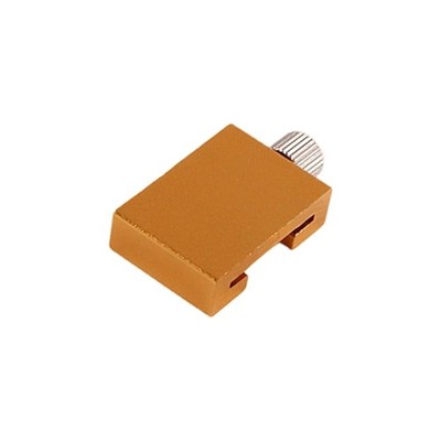 Industrial Aluminum Ruler Locator Block Golden Finish Accurate Measuring Tool