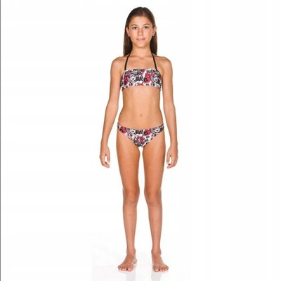 ARENA Mädchen Badeanzug Schwimmanzug Set Bikini, 140 (10-11 Jahre) - Bild 1 von 4