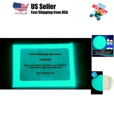 Glow in The Dark Pigment Powder - Neutral and Fluorescent Color for Art Paint...