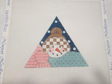 SNOWLADY-MILE HIGH PRINCESS-HANDPAINTED NEEDLEPOINT CANVAS-STITCH GUIDE