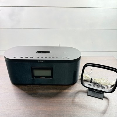 Sony HD Radio AM FM Speaker Dock XDR-S10HDiP Black iPod Antenna Tested
