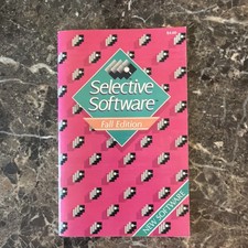 Vintage 1987 Selective Software Fall Edition For IBM PC