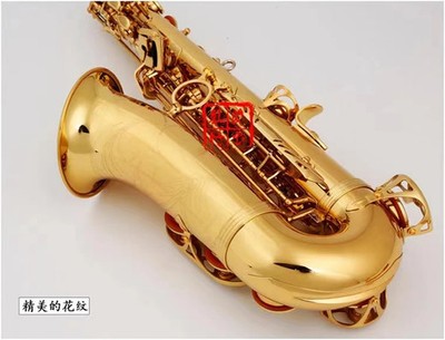 AW01 Alto Saxophone E Flat Brass Plated Gold Key Professional Sax Mouthpiece