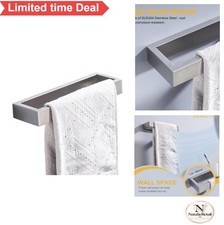 Towel Bar 9 Inch Hand Towel Holder Wall Mount Stainless Steel Brushed Nickel