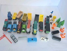 Huge Lot 34 Pieces Thomas  Friends Wooden Railway Train Cars And Accessories