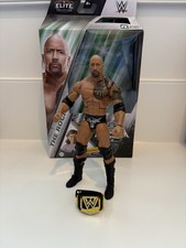 The Rock WWE Elite Wrestlemania 40 Action Figure With Box