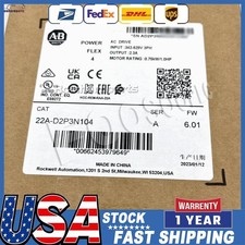 AB 22A-D2P3N104 PowerFlex 4 0.75 kW 1 HP AC Drive New Factory Sealed US Free Tax