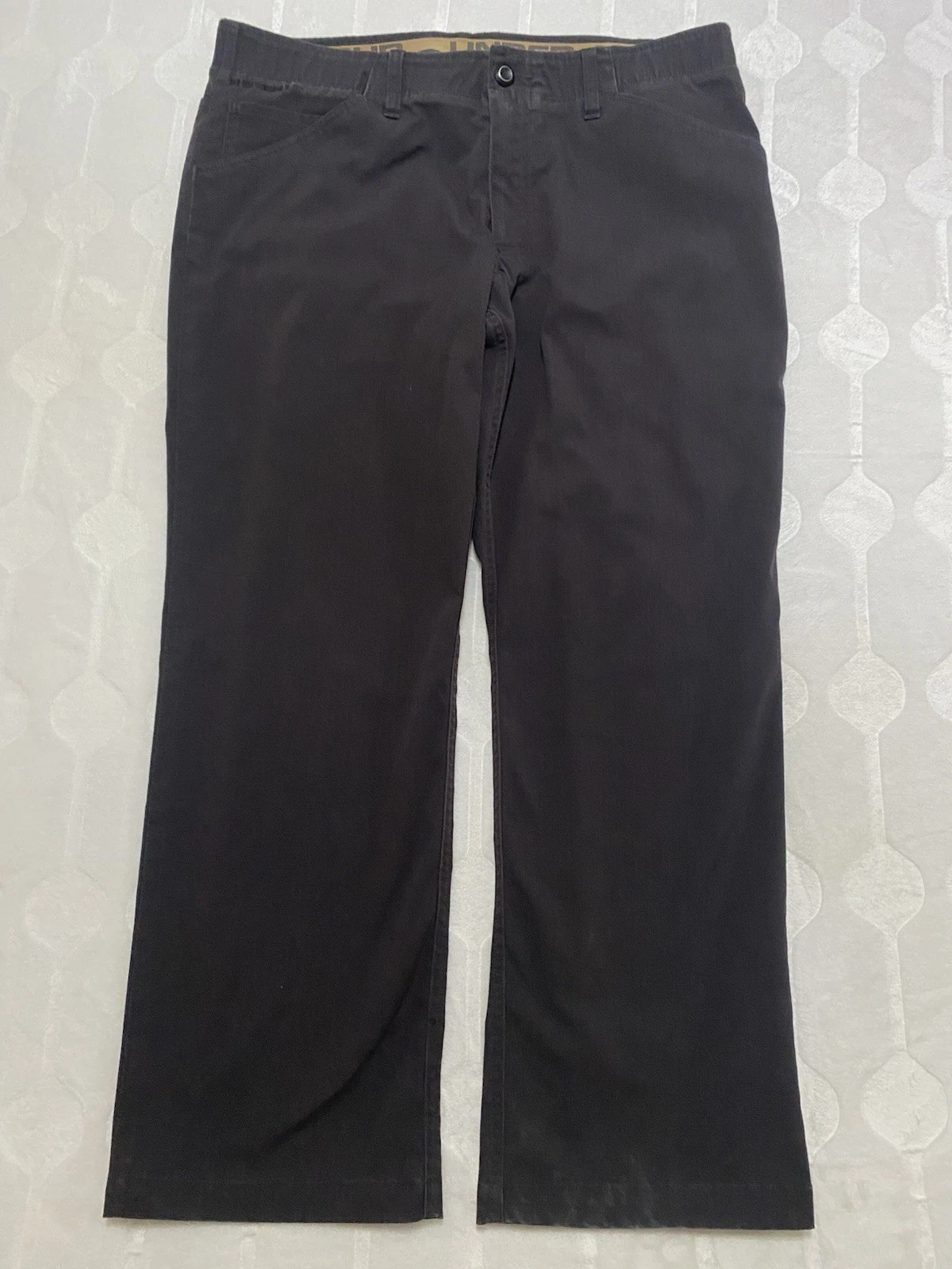 Under Armour Men's Storm Pants 40x30 Black Rip Stop Zip Pocket Water Resistant