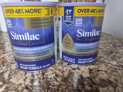 Similac Pro-Total Comfort Powder Baby Formula, 29.8-oz  EXP 8/2026 Free shipping