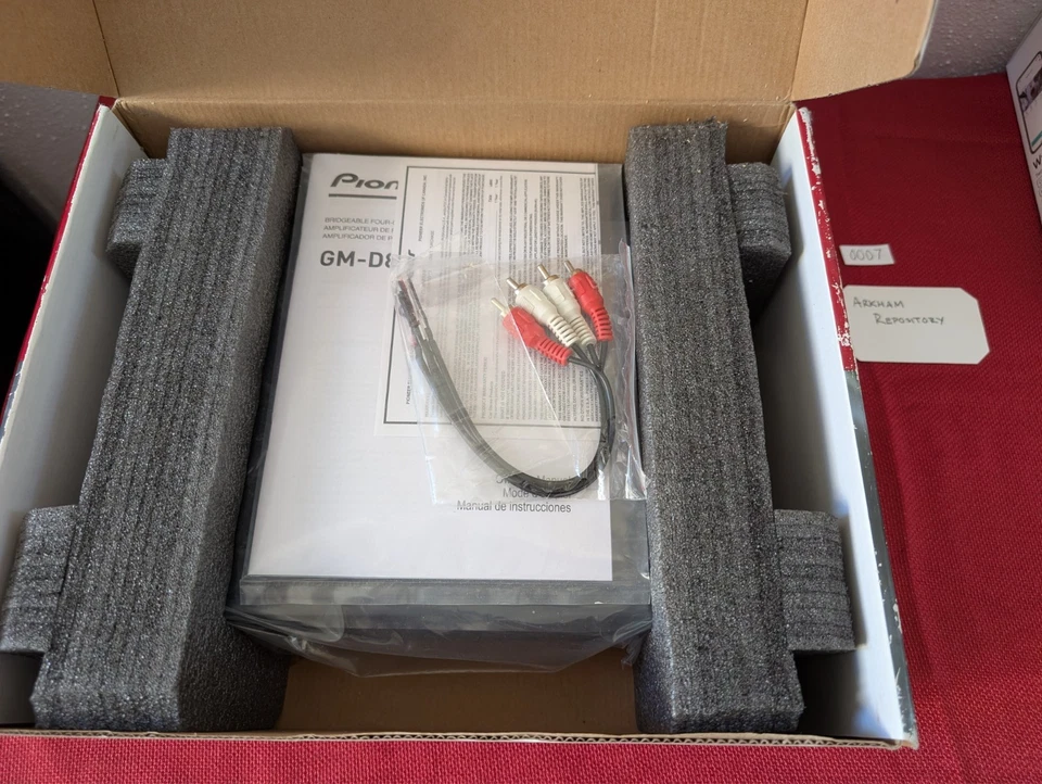 Amplificador coche 4 canales GM-D8604 Pioneer Foto 3 de 4