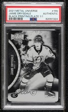 2021 Skybox Metal Universe Rookies Printing Plate Black 1/1 Jamie Drysdale a2v