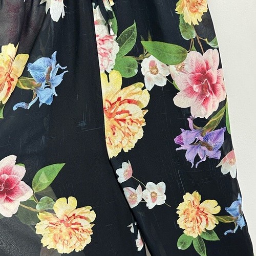 Yumi Kim Madison Aven Jumpsuit Enchanted Beauty Floral Wide Leg Size XS Boho Tie - Picture 13 of 16