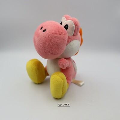 Yoshi Yossy C1702 PINK Island DS Super Mario Sanei 2007 Plush 6