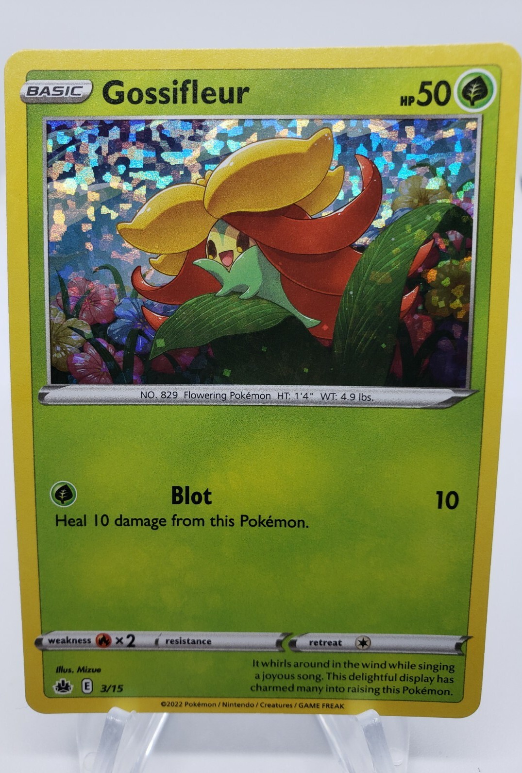 Pokémon Gossifleur 3/15 McDonald's Collection 2022 NM