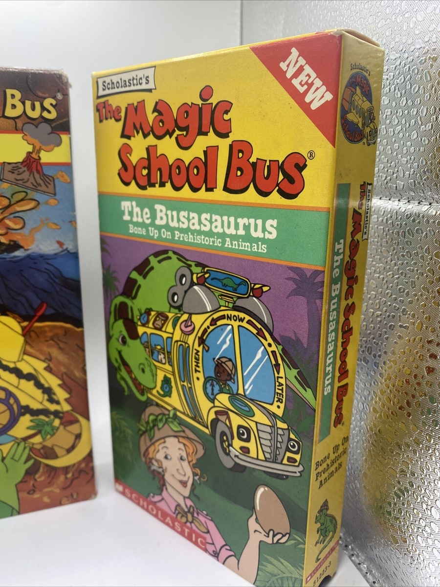 The Magic School Bus VHS LOT X3 ~ PBS Kids Scholastics - Blows Its