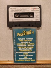  RARE POLYSTAR 4 French 1980's Compilation Album Cassette  PLAY TESTED 