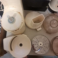 VTG Sunbeam OSKAR Food Processor Chopper Slicer Shredder 14081 Complete Tested