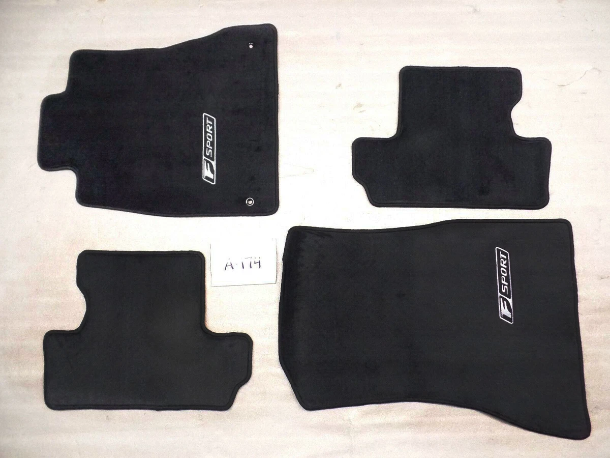New Black Floor Mats OEM Lexus IS250 IS350 2010 2014 front rear