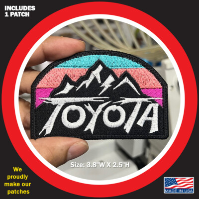 Toyota Mountain Embroidered Patch