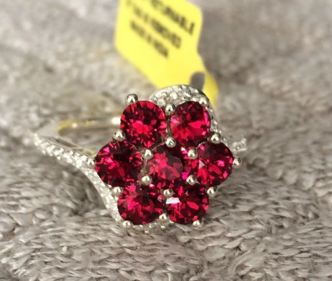 Swarovski ruby clearance jewellery