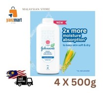 Johnson's - Baby Powder Classic Cornstarch 4 x 500g