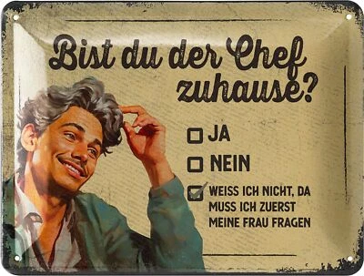 Retro Blechschild, vintage Metallschilder Sprüchen, Shabby Chic Deko Garten