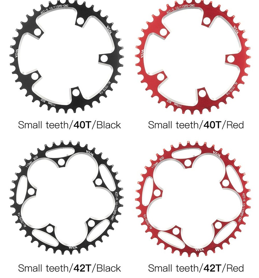 Recensioni DECKAS 104BCD Anello Catena Tonda Stretta Larga Per MTB - Foto 5