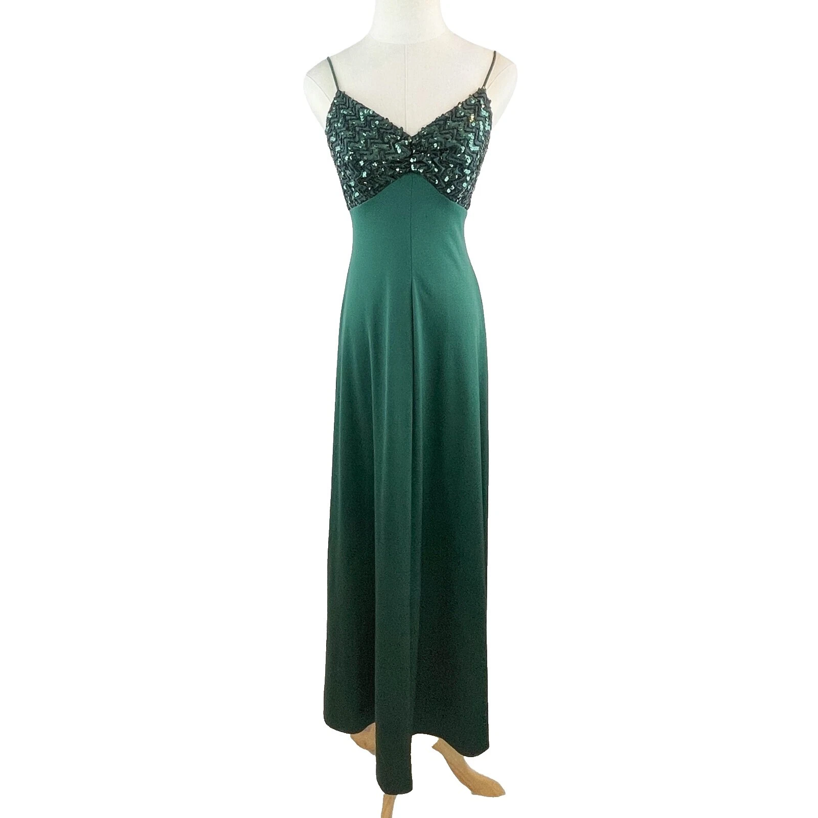 Eveningwear Sequin Maxi Vestidos Vintage para Mujeres