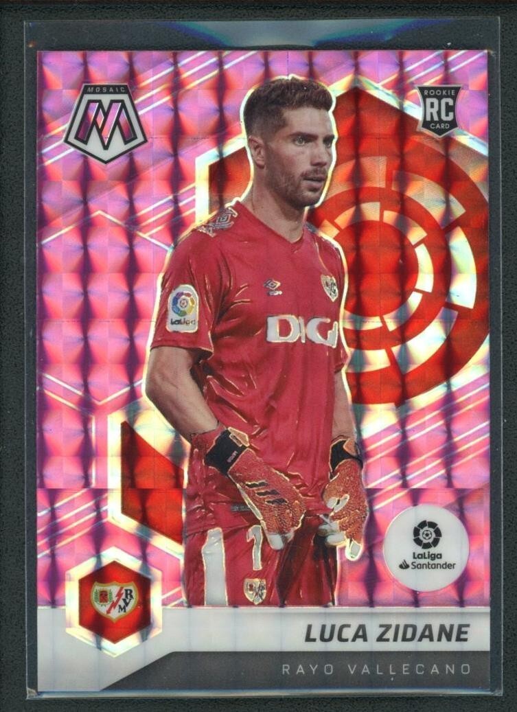 2021-22 LUCA ZIDANE 11/25 PANINI MOSAIC LALIGA SANTANDER PINK