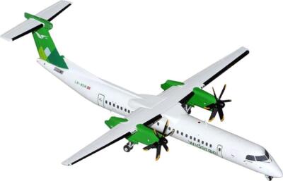 Bombardier Q400 Commercial Aircraft Wideroe (LN-WDM) White with Green Tail 200