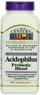 21st Century Acidophilus Probiotic Blend High Potency Supplement 150ct 6 Pack