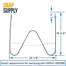 Snap Supply Bake Element for Samsung Directly Replaces DG47-00038B
