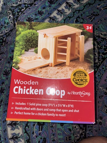 Magic Cabin Wooden Chicken Coop Play Set Hearthsong Made USA