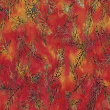 Hoffman Batiks Fabric - Bali Batik - P2048-592 July Pine Branches