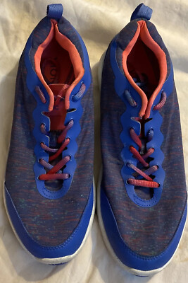 VIONIC 335FYN Blue & Pink Orthotics Agile Fyn Walking Sneaker Shoe Womens Sz 8.5